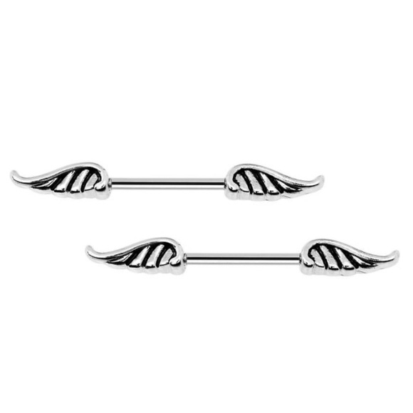 Angel Wing Nipple Bars